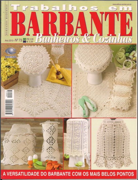 revista de croche com barbante em pdf jogo de banheiro de croche - Revista de Crochê em PDF Grátis